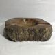 Ashtray old polished stone