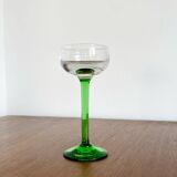 4 verres bistrot années 60 à digestif neufs