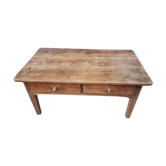 Farm table coffee table