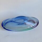 Large glass bowl, Murano, 1980s.