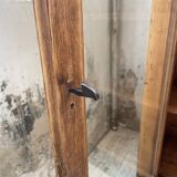 Enfilade de métier en chêne avec portes vitrées