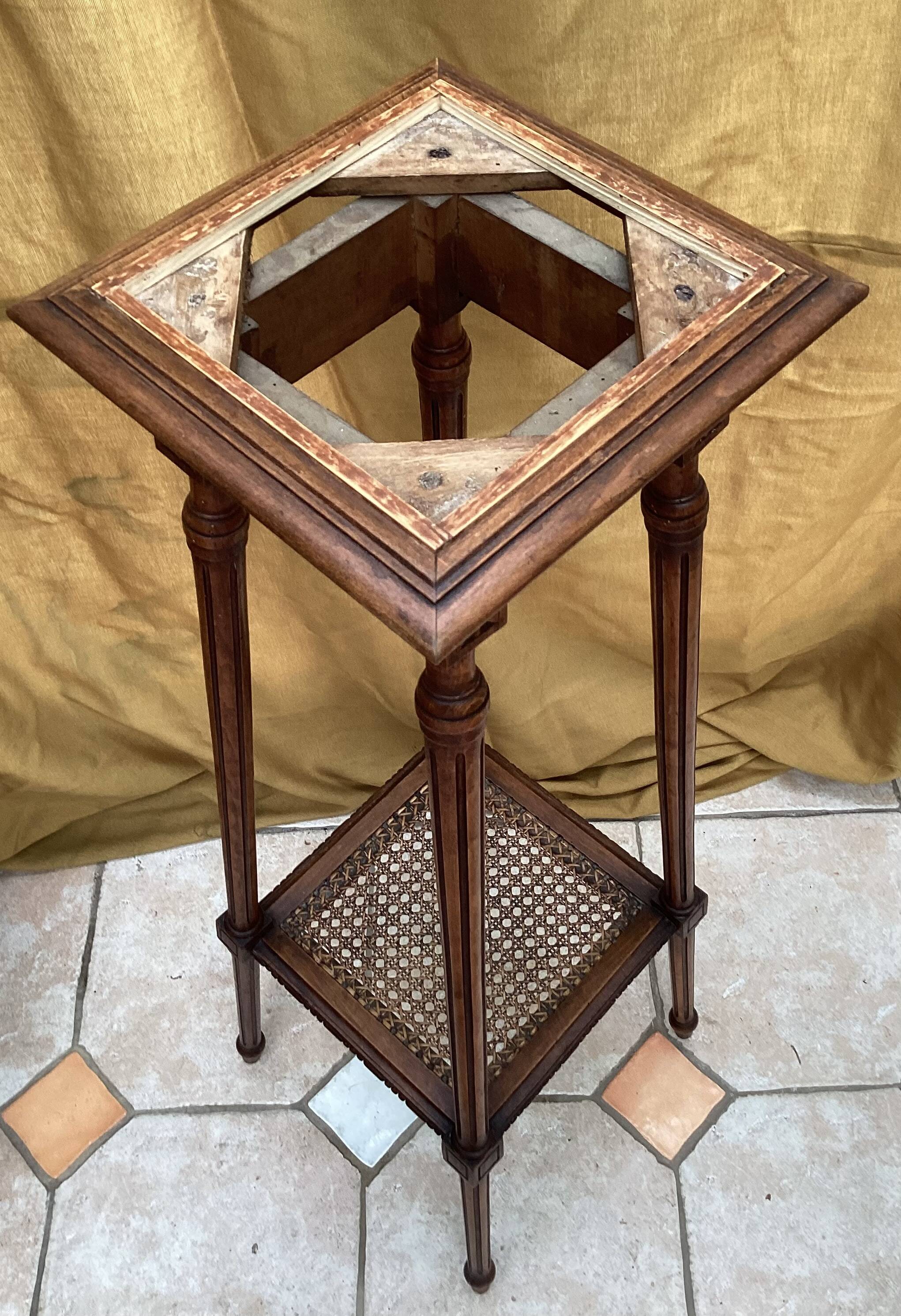 Art Deco wooden console table dimensions: height - 107 cm - width - 38 cm -
