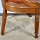 Mahogany Office Armchair, Louis Philippe Period – Mid-19th Century