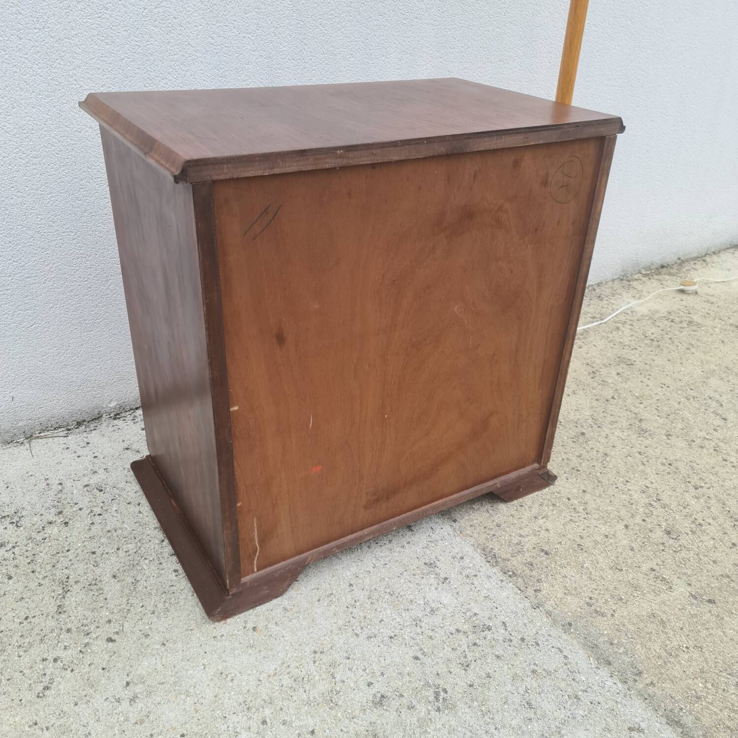 Commode vintage 1940 art déco en palissandre