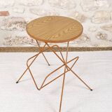 Table d'appoint porte-revues vintage