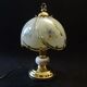 Tiffany style table lamp vintage floral motifs