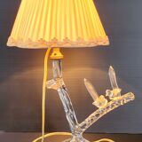 Vintage tripod lamp 1960 crystal