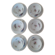6 cups tea porcelain limoges L.Pollet lyon 40s