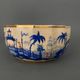 Japanese cup with cut sides, rich decoration with golden highlights, early 20th century