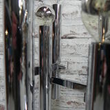 Standing chrome lamp uplight with 8 points of light