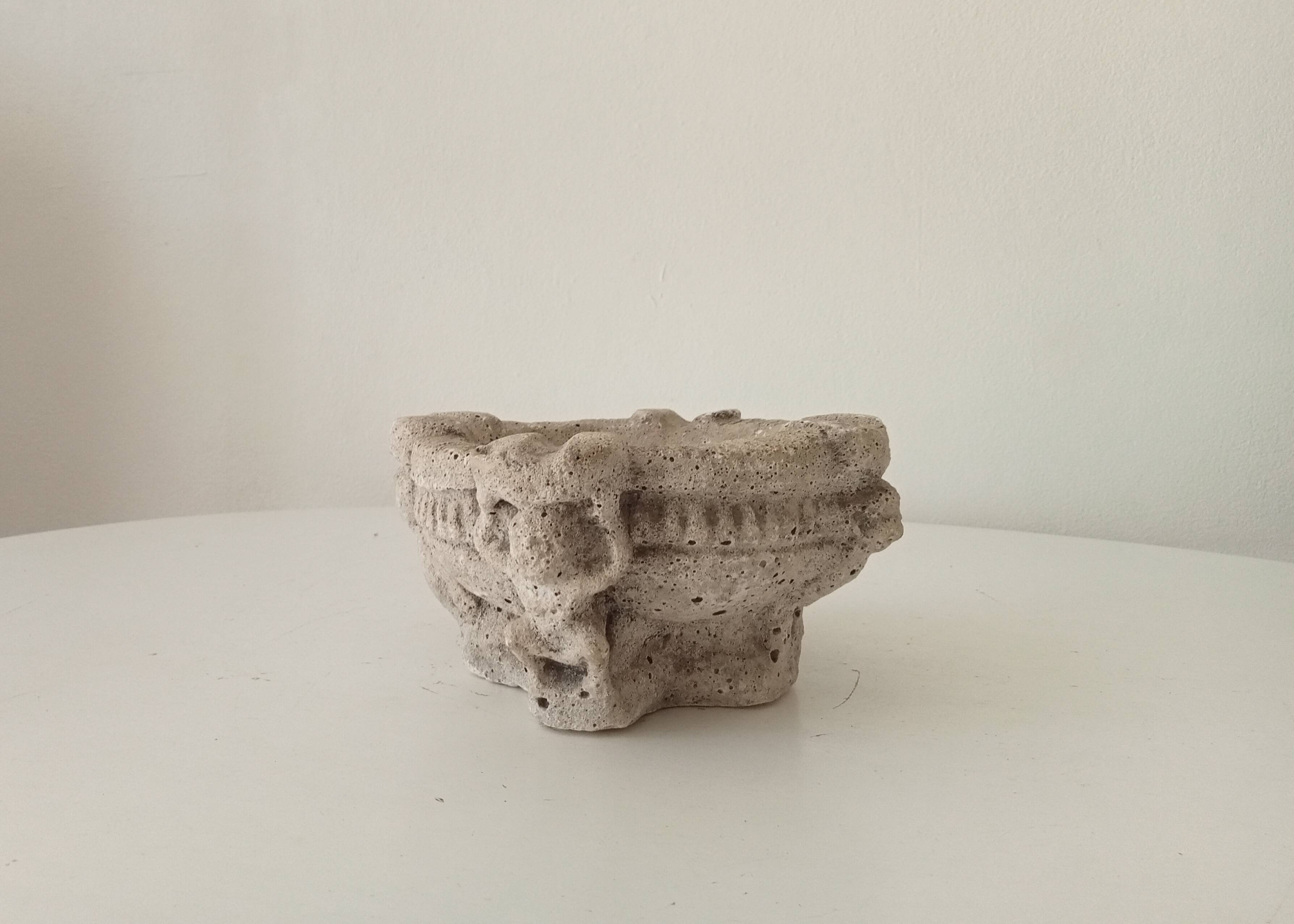 Vintage stone gargoyle ashtray