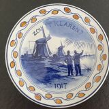 Royal Delft, Netherlands - Earthenware dessert plate - Zou't klaren - 1917