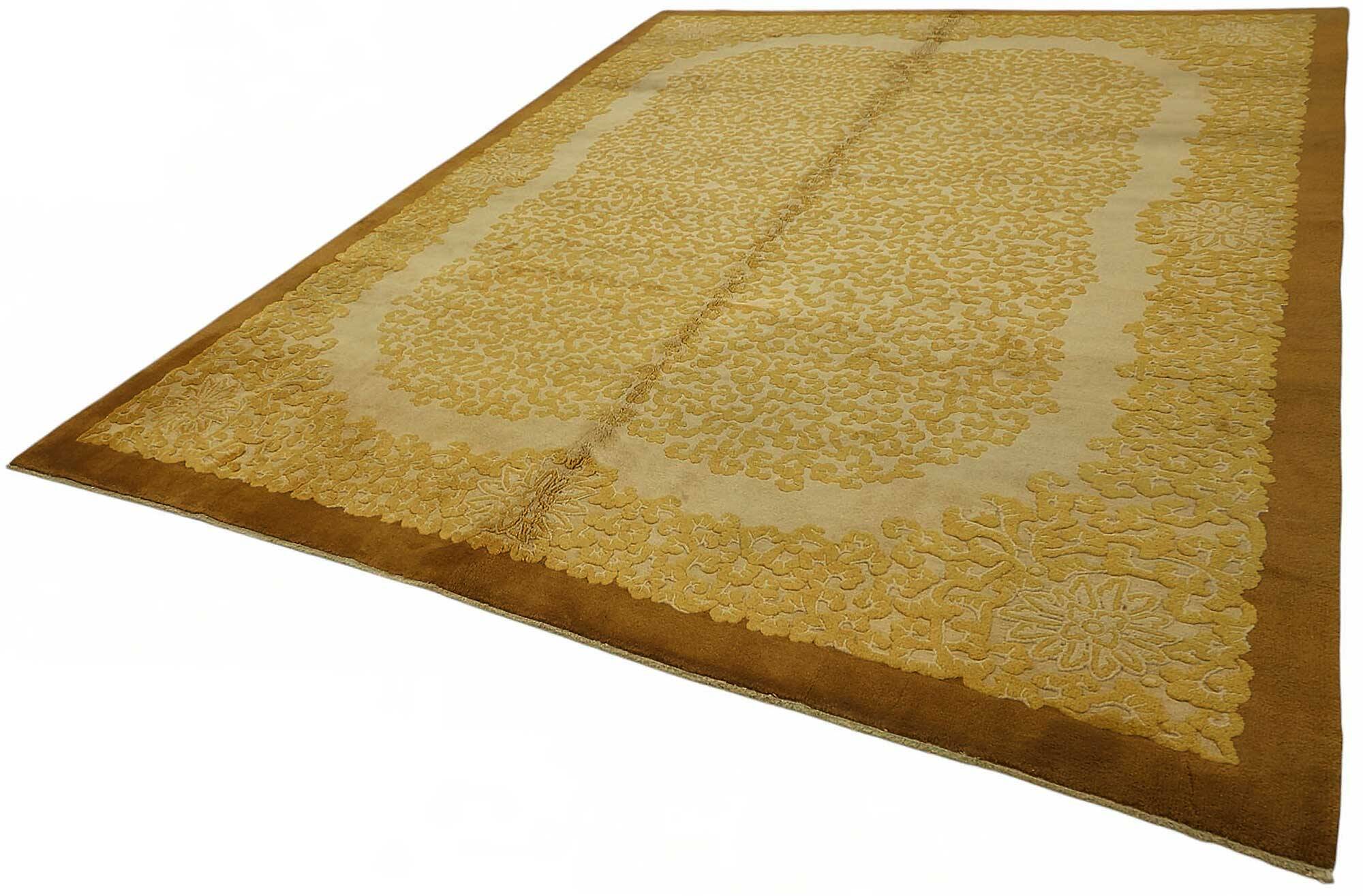 Turkish Handknotted Wool Oushak Rug 271 cm x 367 cm