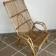Large rattan armchair