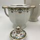 Large porcelain coffee service, 33 pieces, signed RAYNAUD - Cie Limoges - 1940s
