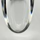 Monumental "Wave" coupe by Baccarat in solid crystal - 64 cm