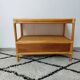 Commode rotin cannage vintage