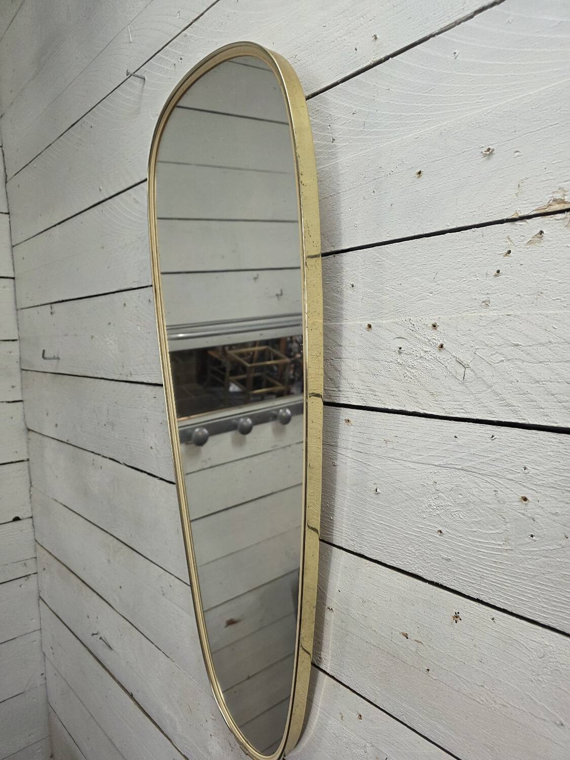 Miroir vintage des années 60  forme organique