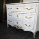 Patinated royal chest of drawers Louis XV style