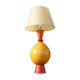 Lampe de bureau en céramique de lampes d'Albret, France, 1990