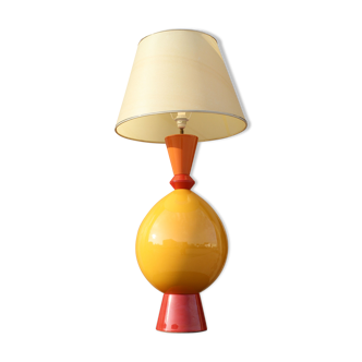 French ceramic table lamp from Albret Lamps, 1990s