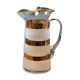 Vintage Art Deco golden glass orangeade jug