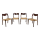 Chaises de salle à manger en palissandre modèle 71 de Niels Moller de J.L. Møllers, années 1960, ensemble de 4.