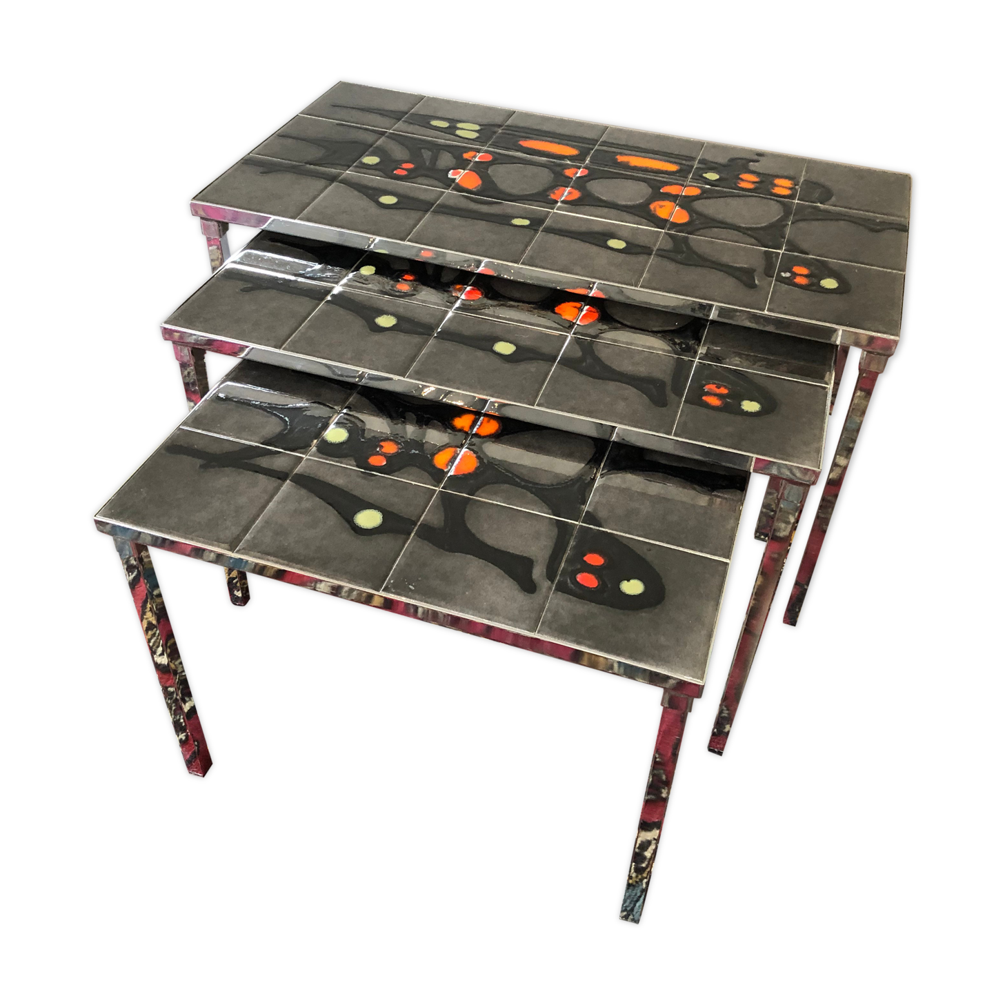 Vintage pull out tables