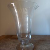 Graduated glass vase 1930