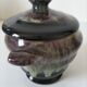 Sucrier en grès flammé – Poterie Petit Massé, Morvan