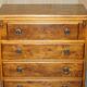 Vintage walnut commode with sliding top in Butler style.