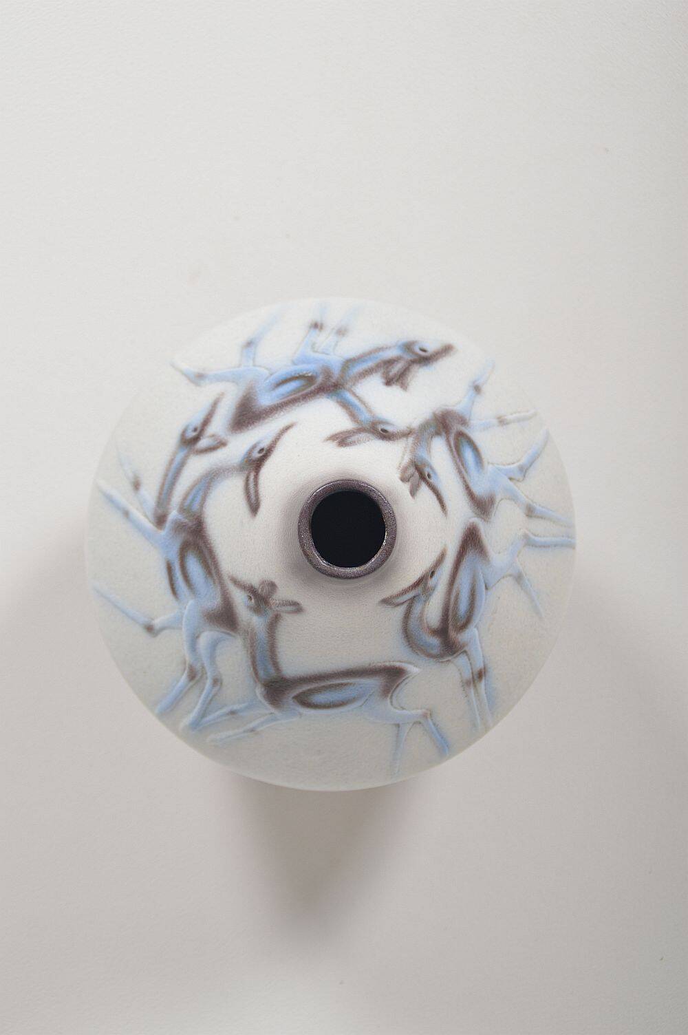 Vase vintage à motif cerf de Goebel, 1970