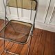 Plexiglass folding chair