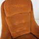 Set of two orange wing armchairs Interier Praha, Czechoslovakia