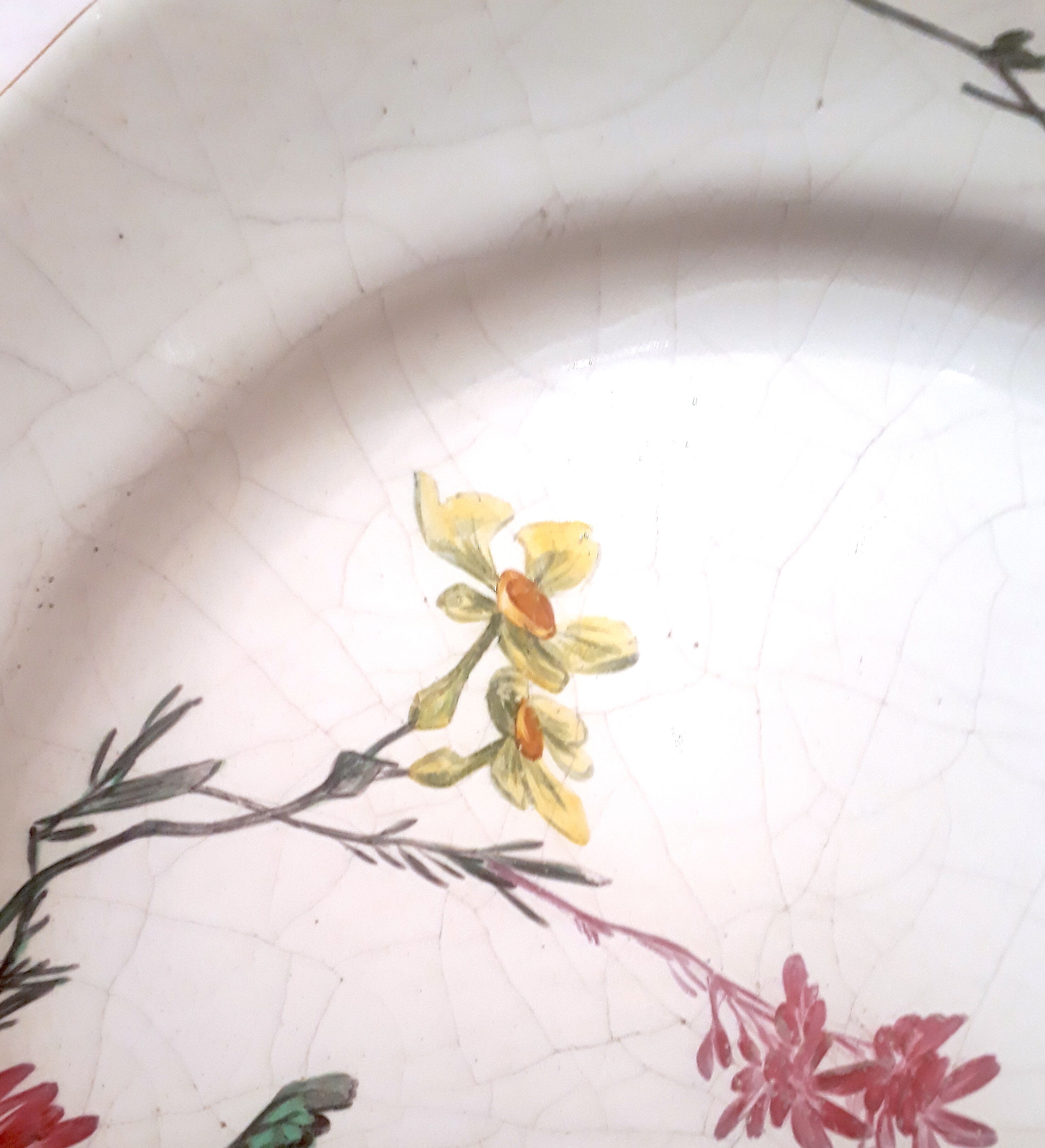 18th century Marseille earthenware plate