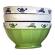 3 BOWLS Italian Porcelain SATURNIA Vintage
