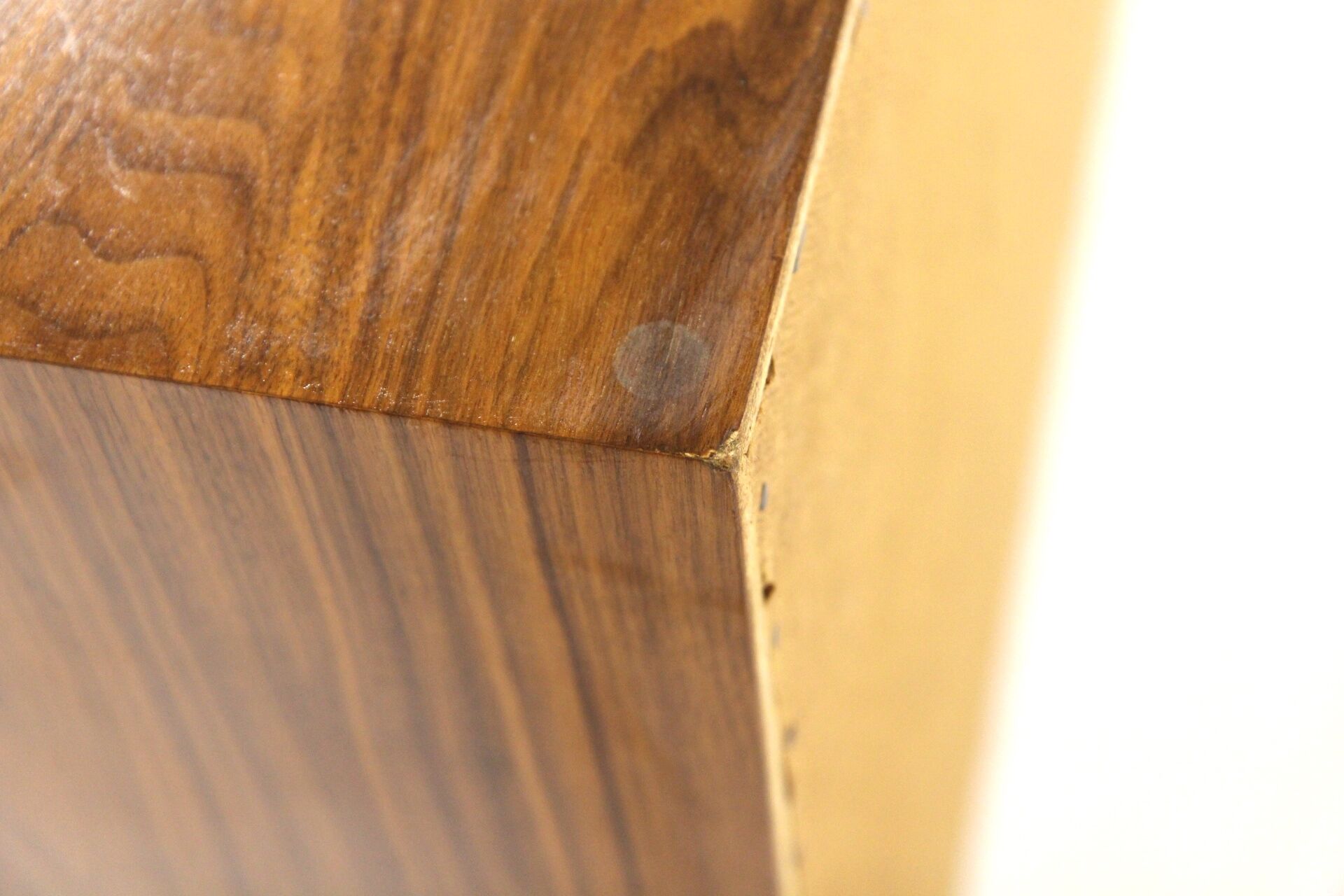 Scandinavian walnut chest of drawers, Sweden, 1960