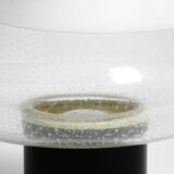 Lampe de table en verre de Murano en deux pièces des années 1960 par Roberto Pamio pour Leucos