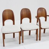 Vintage Danish Dining Chairs teak wood 1960s , Set of 6