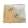 Rectangular embroidered cotton tablecloth