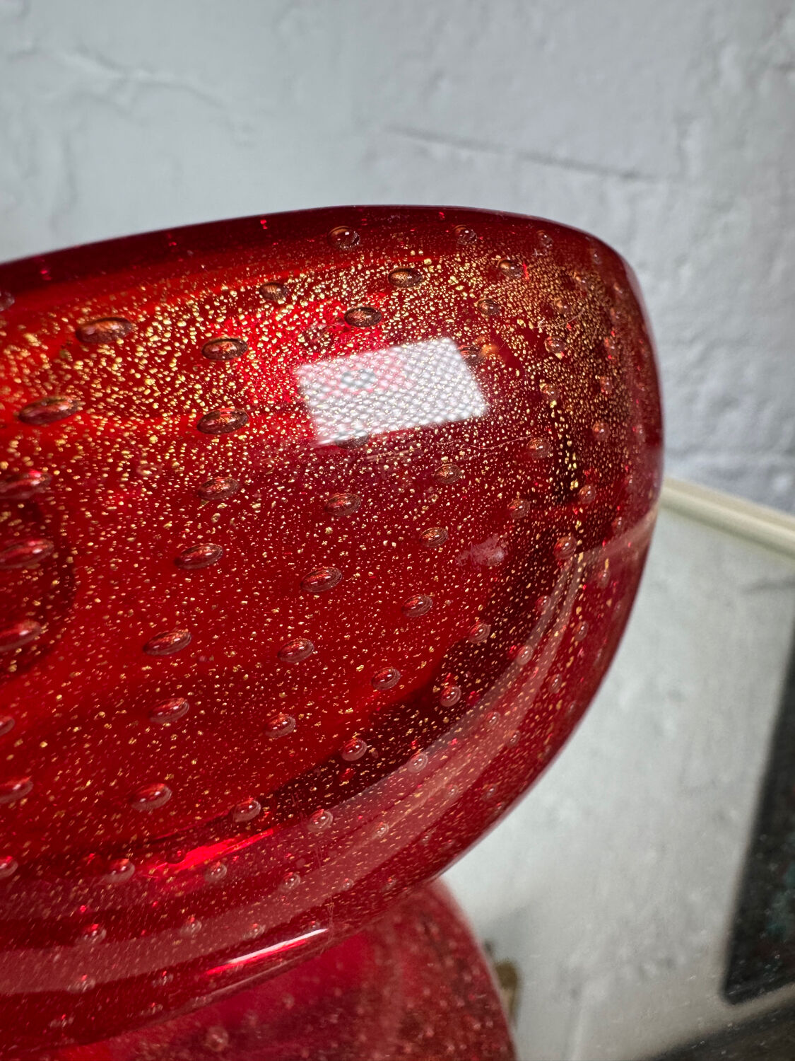 Murano Sommerso pocket emptier from the 70s