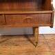 vintage sideboard with drawers and sliding doors