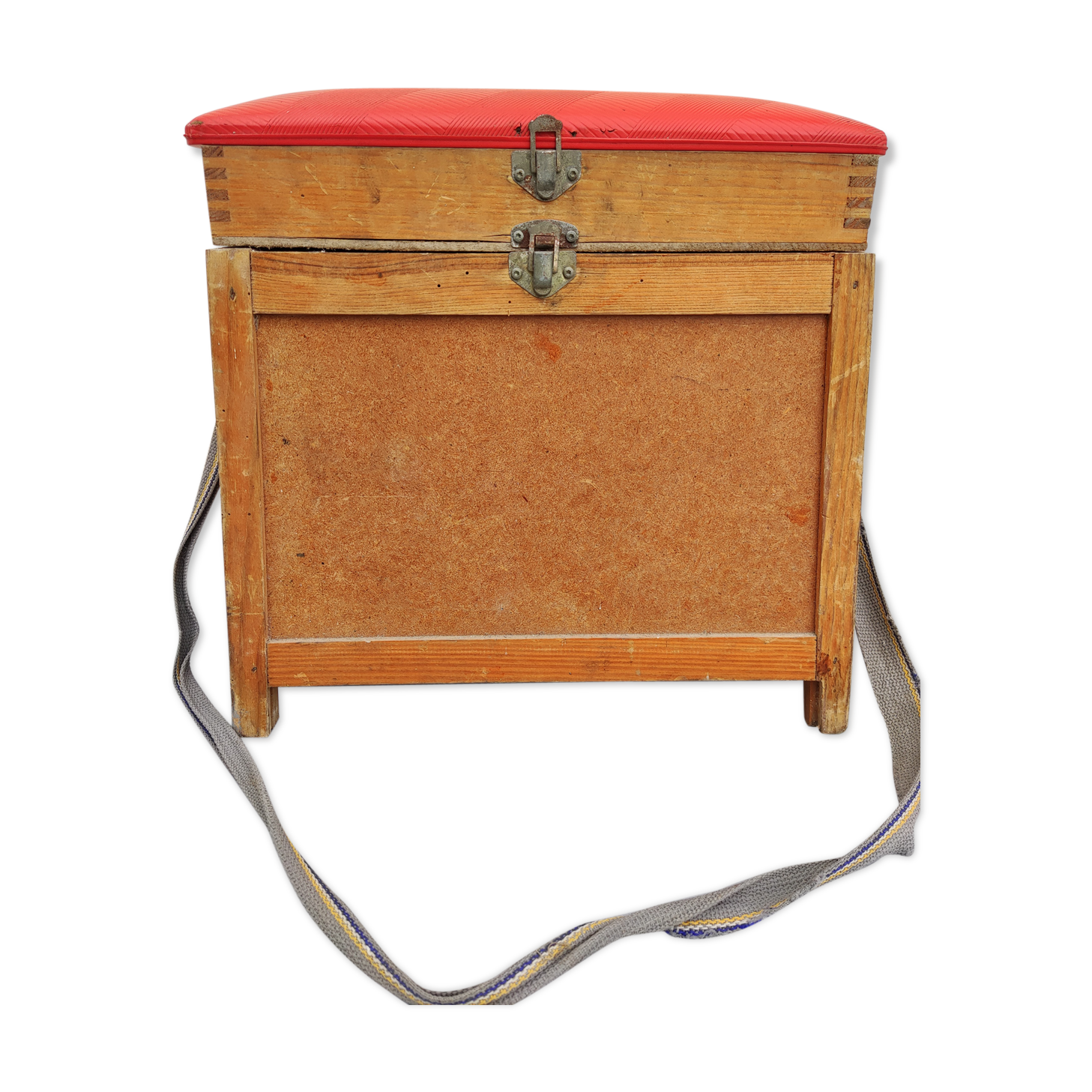 Petit Siège Pliable Ancien – Matériel De Pêche Vintage – Marque Inconnue