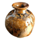 Vase en grès émaillé avec signature milieu XXème siècle