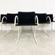 6 postmodern cirkel dining chairs by Metaform, 1980s
