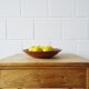 large teak plate, Danish teak bowl, diameter 32 cm