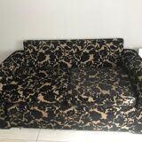 Set of 2 convertible sofas and a wing chair
