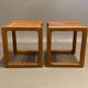 Pair of side tables Scandinavian design 1950s