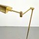 Brass Adjustable Floor Reading Lamp, 1970s
