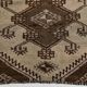 3x10 Dark Brown Oriental Persian Runner Rug 87x302Cm SK 21984